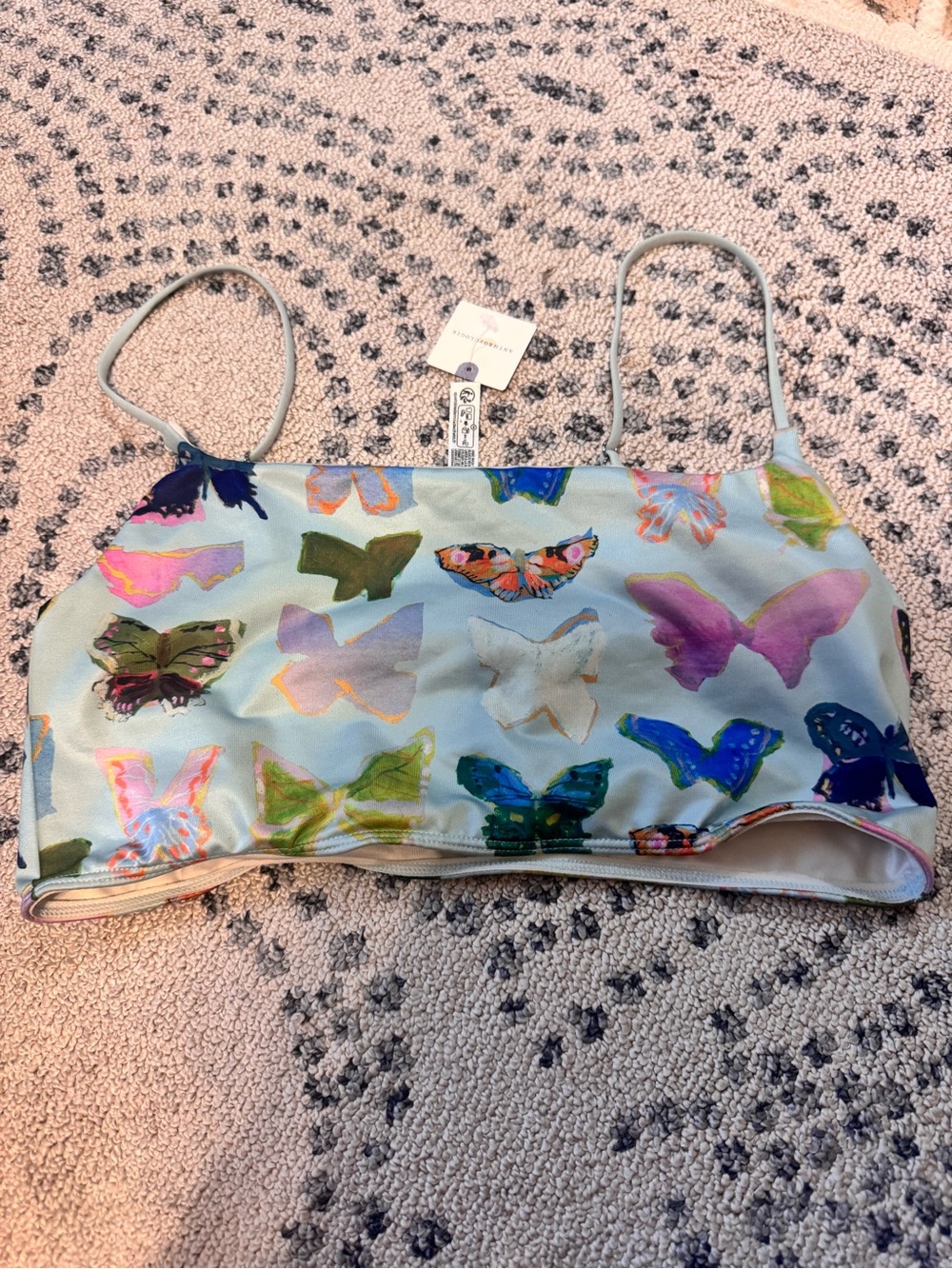 Anthropologie LyreBird Butterfly Bralette